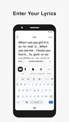 Lyric Creator android App screenshot 4